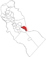 Berlin Township highlighted in Camden County. Inset: Location of Camden County in the State of New Jersey.