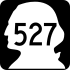 State Route 527 marker