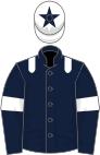 Blue, White epaulettes and armlets, White cap, Blue star