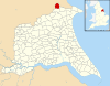 Wold Newton, East Riding of Yorkshire UK parish locator map.svg