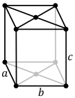 Orthohombic, base-centered