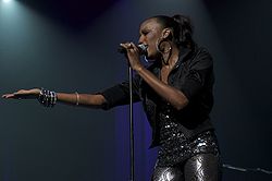 Bennett performing in concert, 2009.