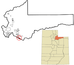 Location in Summit County and the state of Utah