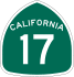 State Route 17 marker