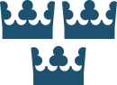 Coat of arms of the Swedish Parliament.svg