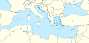 SS Persia (1900) is located in Mediterranean