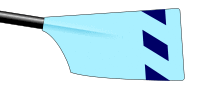 Image showing the rowing club's blade colours