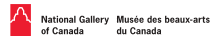 An image of the logo of the National Gallery of Canada, with the art gallery's name in both English and French.