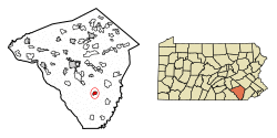 Location in Lancaster County, Pennsylvania