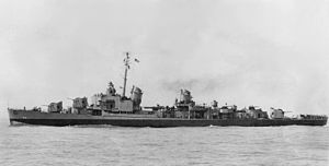 USS New (DD-818) off Orange TX in April 1946.jpg