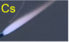 CaesiumFlameTestOxyHydrogen.png