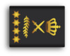 Ranks Dutch police wikimedia by venturedesign 300dpi Eerste Hoofdcommissaris.png