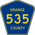 County Road 535 marker