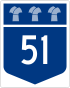 Highway 51 shield