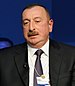 Azerbaijani President Ilham Aliyev attended Strategic Outlook Eurasia session during World Economic Forum 2018 in Davos (cropped).jpg