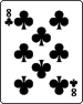 8 of clubs