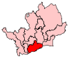 A small-to-medium sized constituency, located in the south of the county.