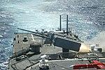 US Navy 031105-N-0000D-003 USS O'Brien launches a surface-to-air NATO Sea Sparrow missile.jpg