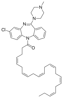 Docosahexaenoyl-clozapine.svg
