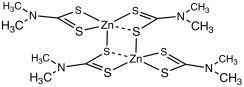 Chemical structure of Ziram
