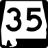 State Route 35 marker
