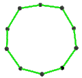 Face of petrial dodecahedron.gif