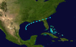 1885 Atlantic tropical storm 3 track.png