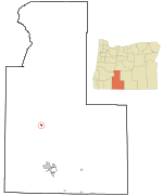 Location in Oregon