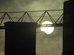Partial solar eclipse December 14 2001 Minneapolis.jpg