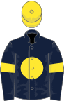 Dark Blue, Yellow disc, armlets and cap
