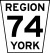 York Regional Road 74.svg