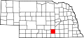 State map highlighting Adams County