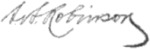 Signature of Albert Alonzo Robinson.png