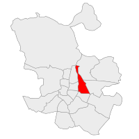 Location of Ciudad Lineal
