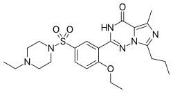 Vardenafil structure.svg