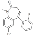 Flubrometazepam structure.png