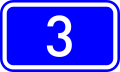 National Road 3 shield