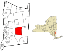 Location of Union Vale, New York