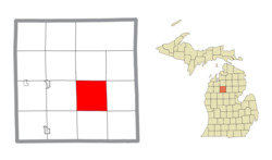 Location within Missaukee County