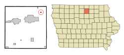 Location of Rock Falls, Iowa