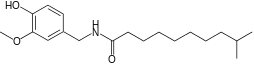 Chemical structure of homodihydrocapsaicin
