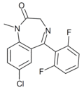 Difludiazepam structure.png
