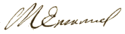 Maximilian II Emanuel's signature