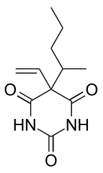 Vinylbital structure.svg
