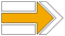 TouristicMarkingArrowR-RAL yellow.svg