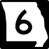 Route 6 marker