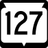 State Trunk Highway 127 marker