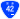Japanese National Route Sign 0042.svg