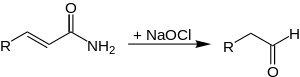 Weermann degradation general unsattuered carbonic acid amides