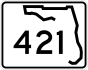 State Road 421 marker